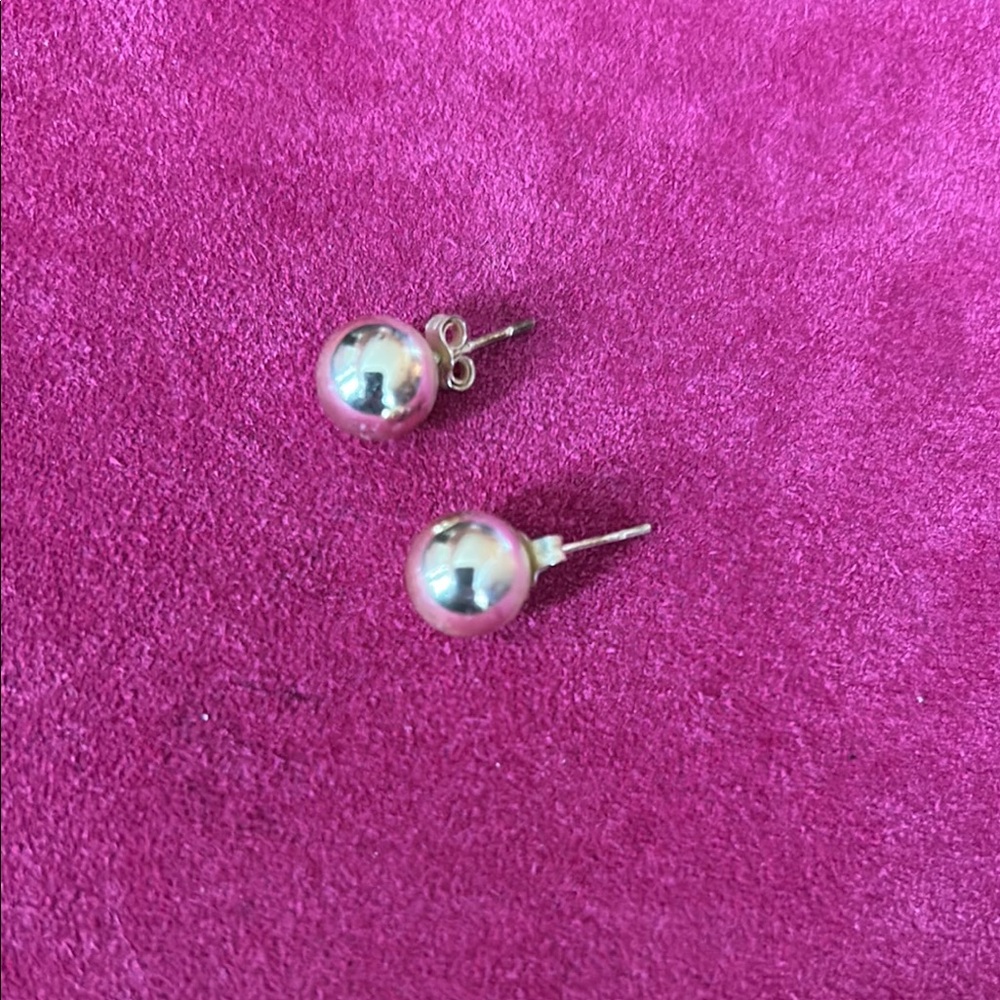 Elegant Silver Stud Earrings